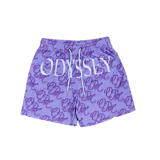 "Lavender" Mesh Shorts