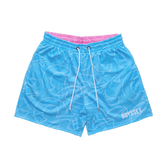 Blue/Pink Reversible Shorts