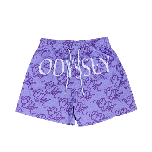 "Lavender" Script Shorts