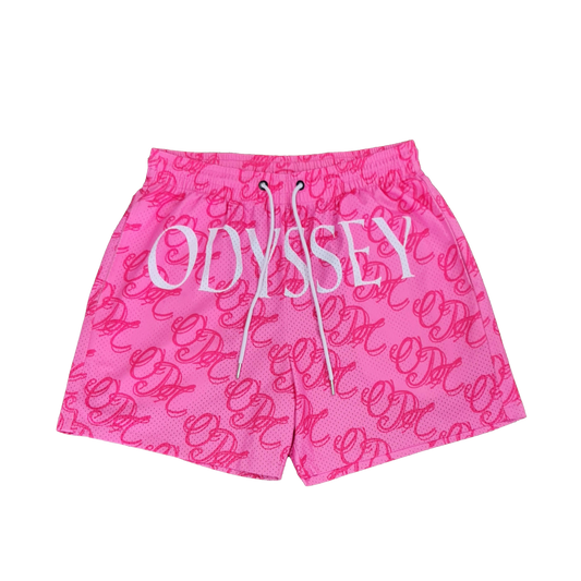 "Hot Pink" Script Shorts